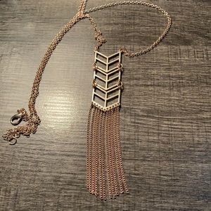 Gold Tassel Necklace